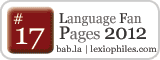 Top 25 Language Fan Pages 2012