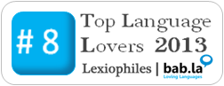 No. 8 Language Lover 2013